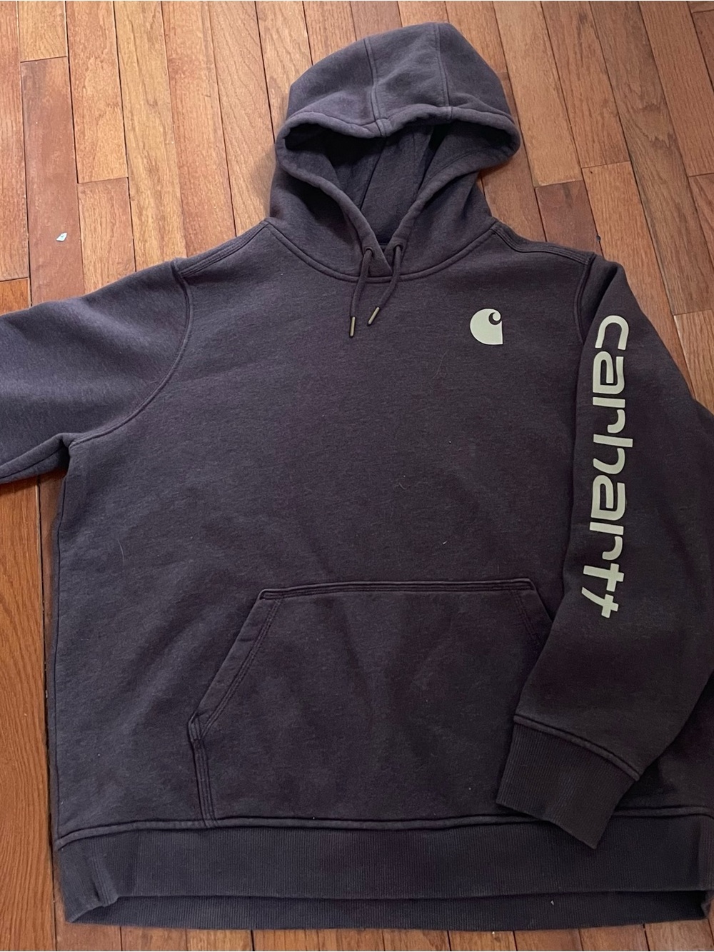 Carhartt Relaxed Fit Hoodie 2X Brown Heavyweight Sweatshirt